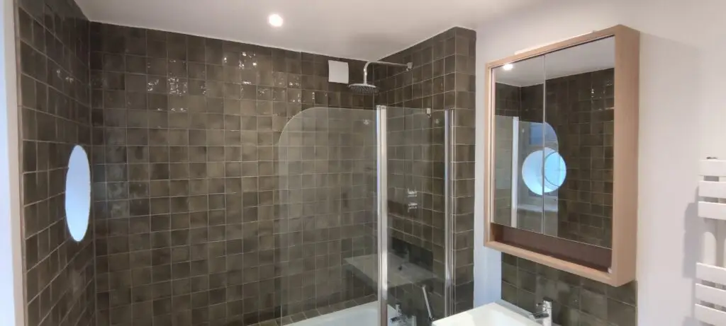 Completed bathroom in London N2
